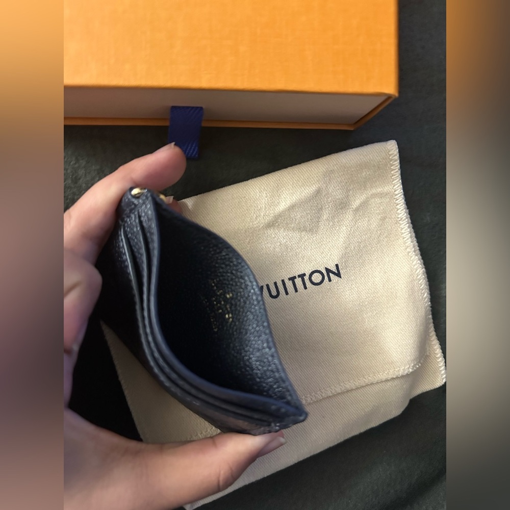 Sold Louis Vuitton metallic blue Card Holder - Picture 3 of 6